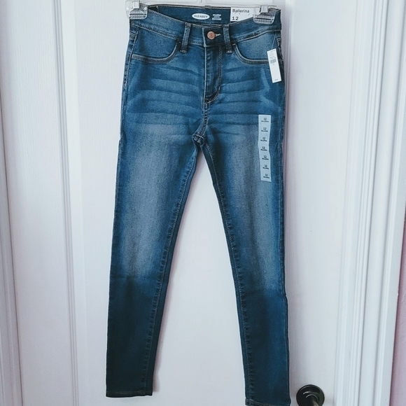 Old Navy GIRLS Ballerina Stretch Jeggings - Picture 1 of 8